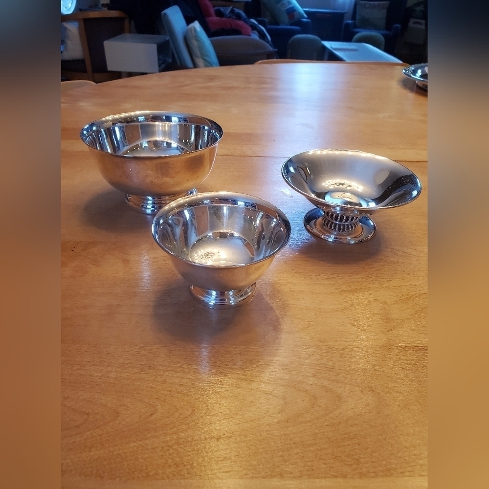 Sterling Silver Plated Serving Set - Picture 9 of 15